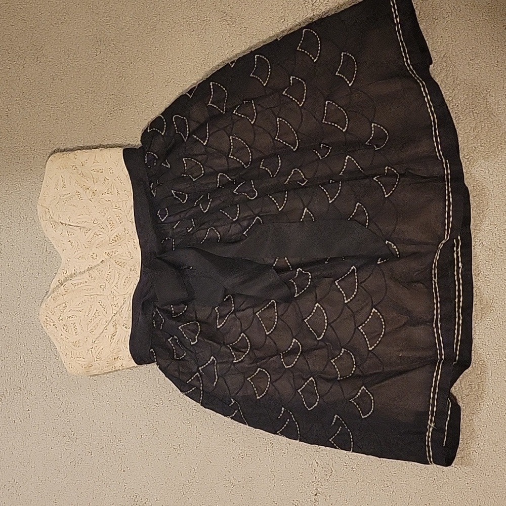 Anthropologie strapless dress, US6